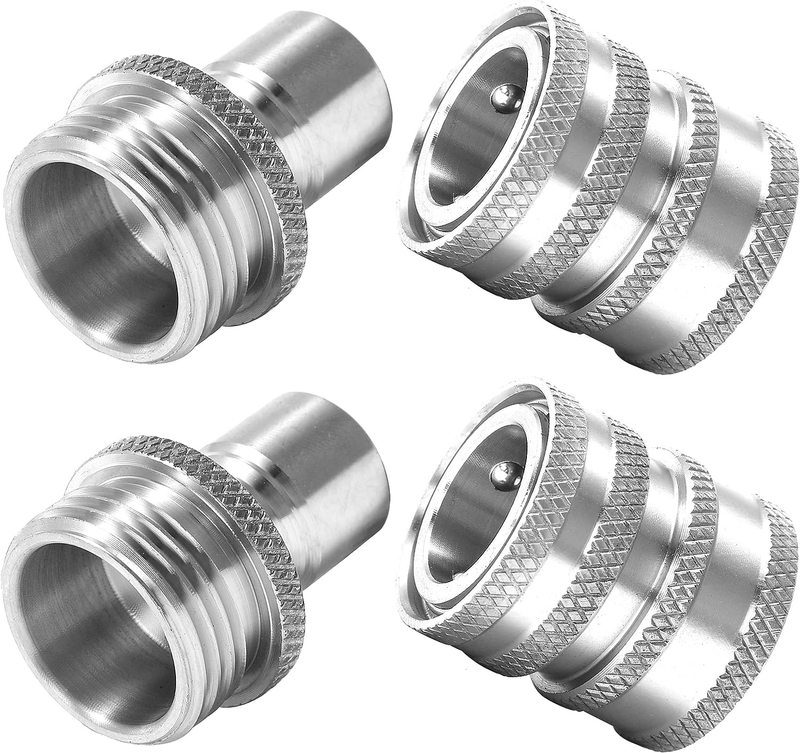 Quick Connect Fittings, 3/4 Inch Ght Stainless Steel, Quick Connecto