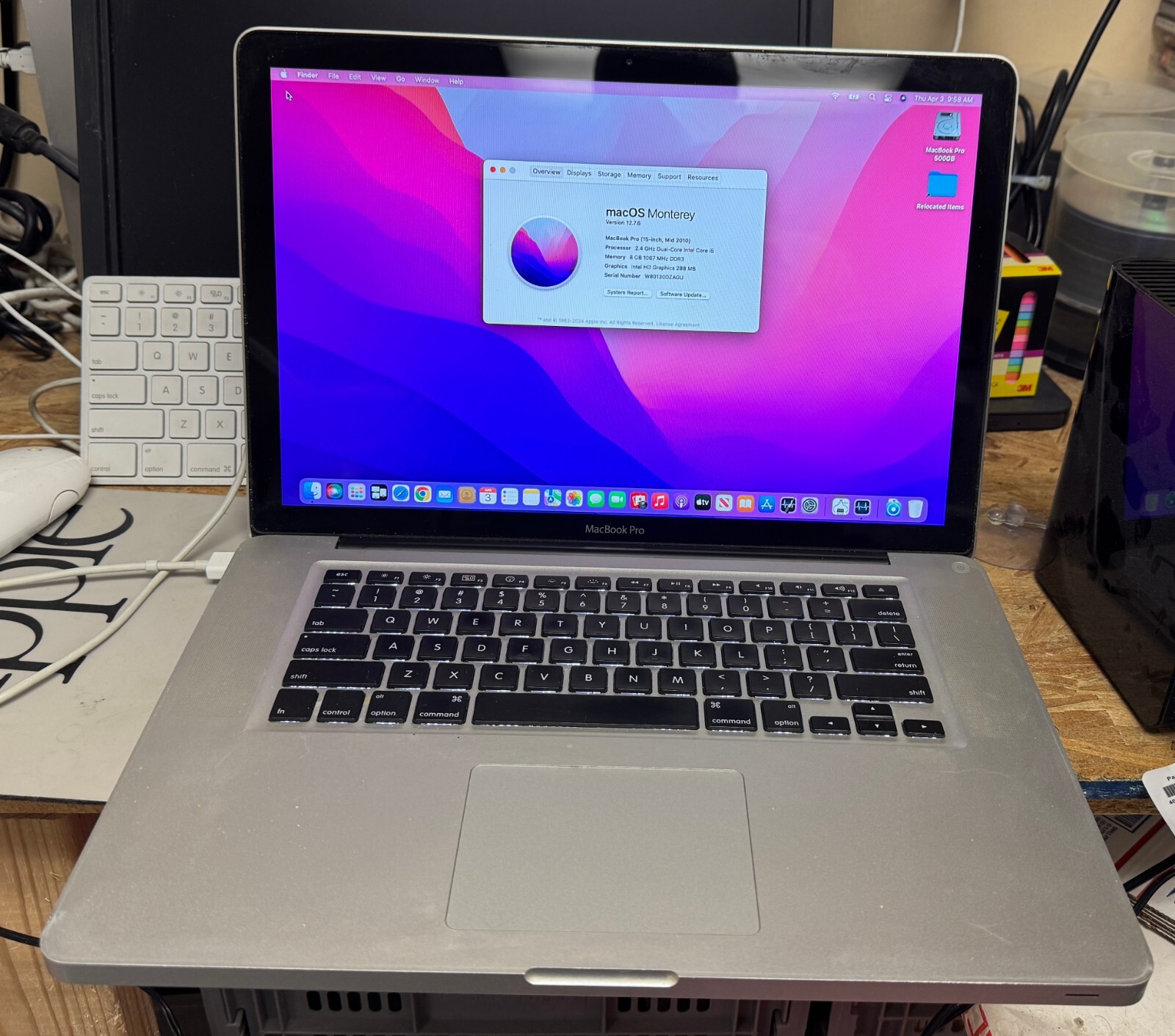 Apple MacBook Pro 15-inch March 2010 2.4GHz Dual-Core Intel Apple MacBook Pro 15-inch March 2010 2.4GHz Dual-Core Intel