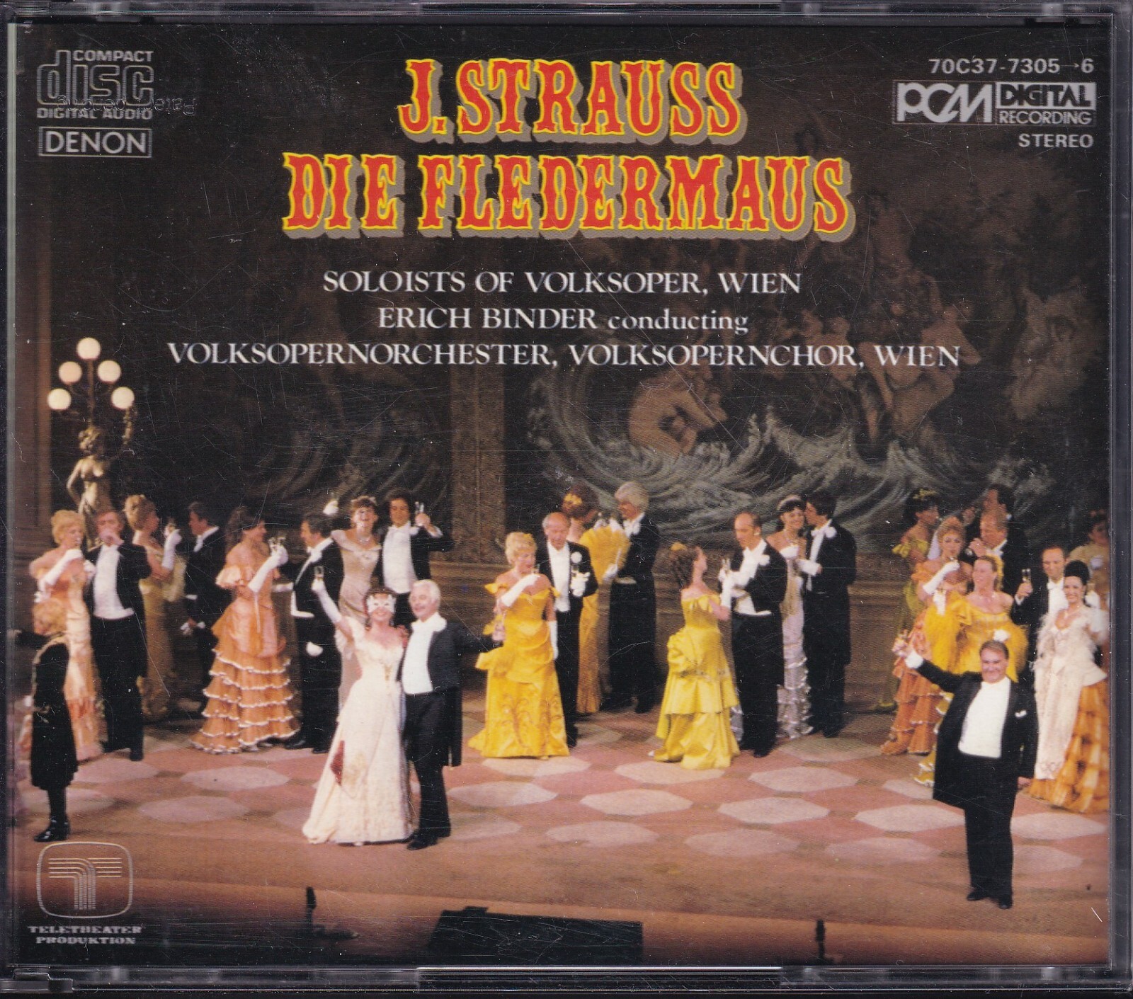 J. Strauss II: Die Fledermaus［CD］ 2-CD: J. STRAUSS - Die Fledermaus, Erich Binder (Japanese