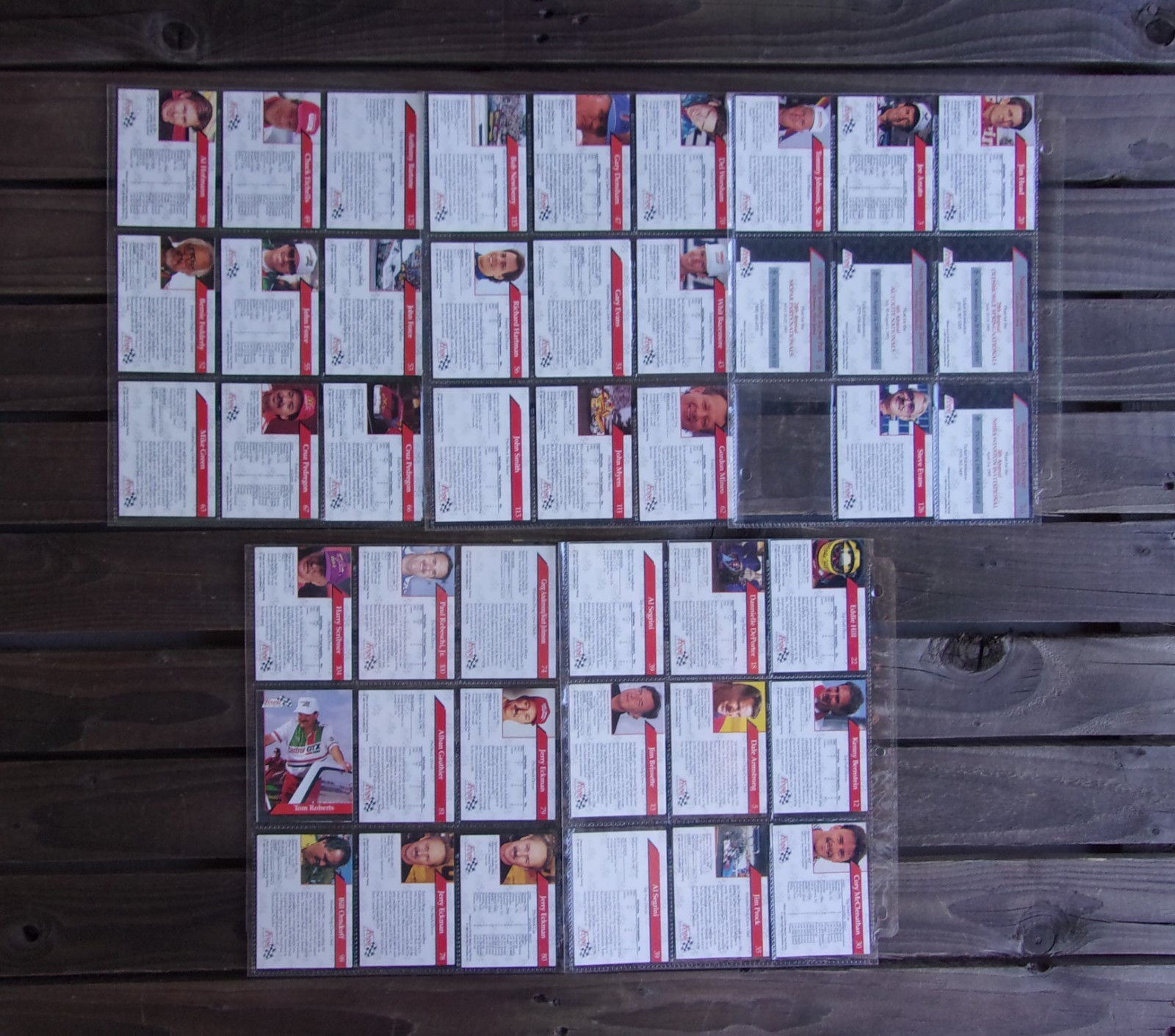 NHRA Drag Racing Collector Trading Cards Lot Vintage Finish Line Funny Cars Drag