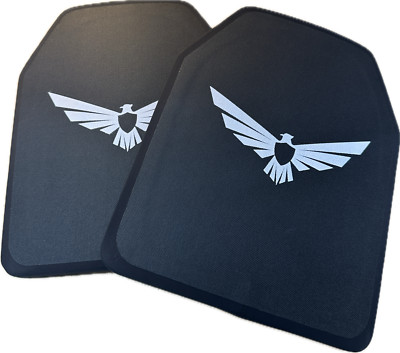 Set (2) GTS OA+, Level 3+ 10''X12'' Ceramic Armor Plates (Lightweight) RF2 Tested