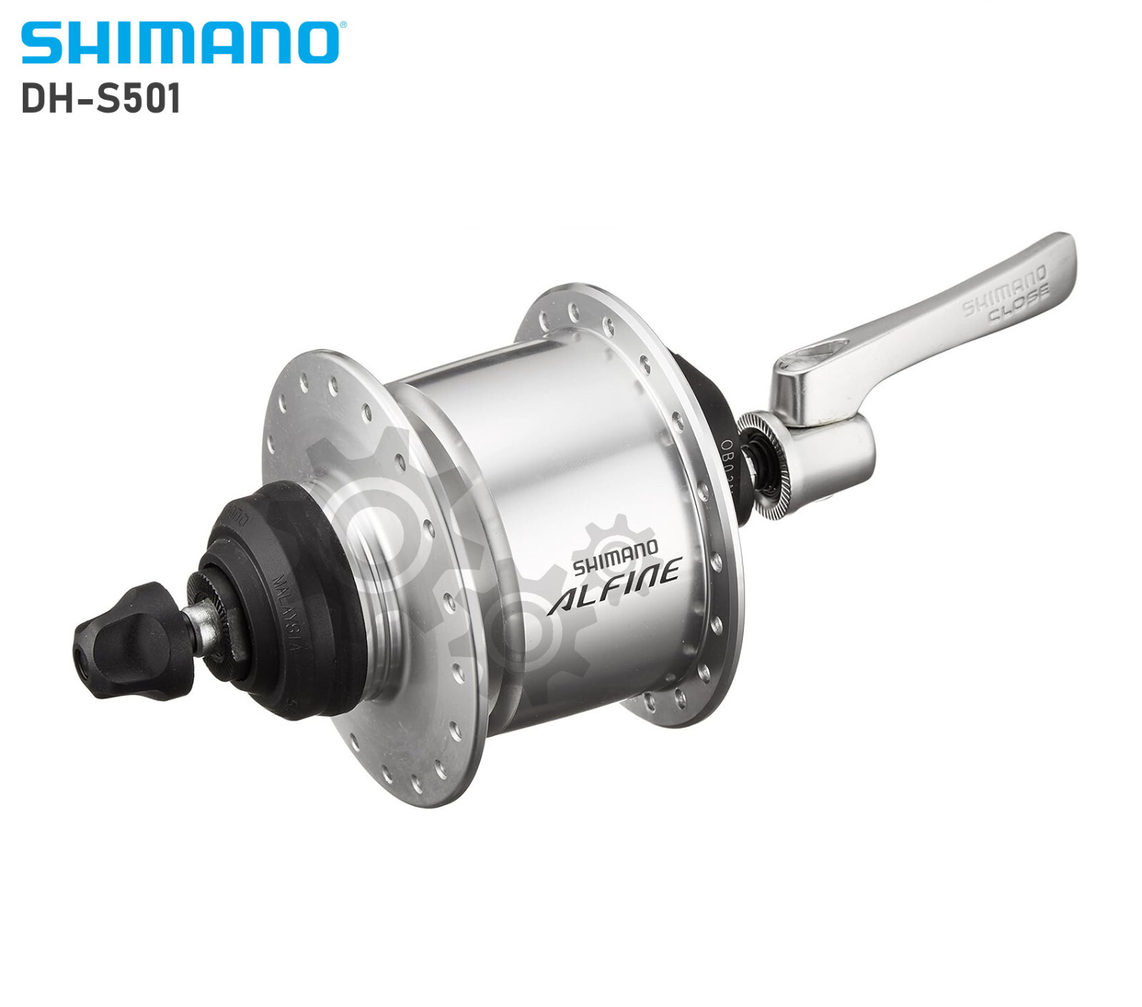 SHIMANO ALFINE DH-S501　32H　ハブダイナモ　ディスク Amazon.com : Shimano DH-S501 Alfine Dynamo Disc Hub (32H