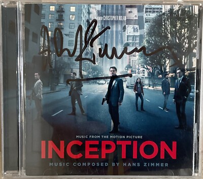 HANS ZIMMER AUTOGRAPHED  INCEPTION  SOUNDTRACK CD (NM) w/COA!