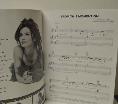 SHANIA TWAIN Come on Over Songbook GUITAR PIANO VOCAL Paperback