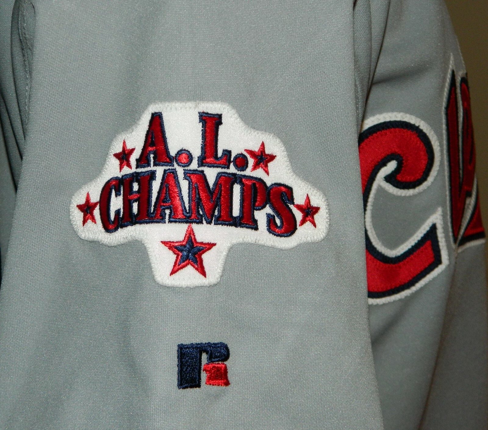 1998 Geronimo Berroa Game Worn Cleveland Indians Road Jersey #29 - Russell