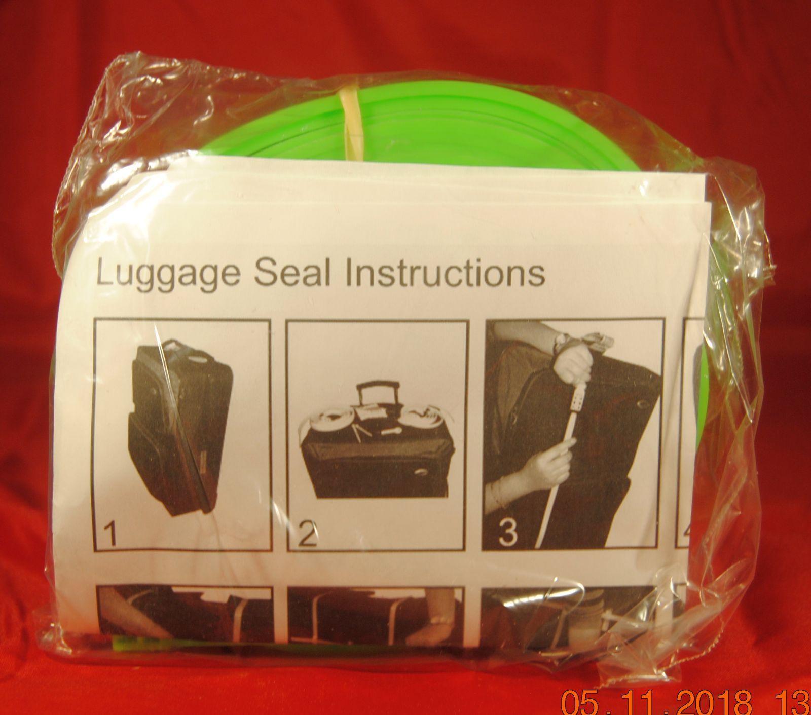 HIGH SECURITY LUGGAGE SEAL ANTI THEFT NON-REUSABLE LOCKING DEVICE NEW FREE SHIP