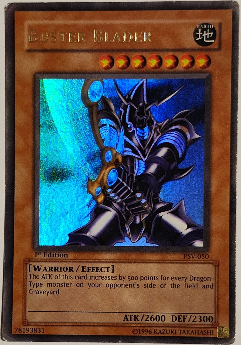 Yu-Gi-Oh! TCG Buster Blader 1st Edition PSV-050 Ultra Rare Yu-Gi-Oh! TCG Buster Blader 1st Edition PSV-050 Ultra Rare