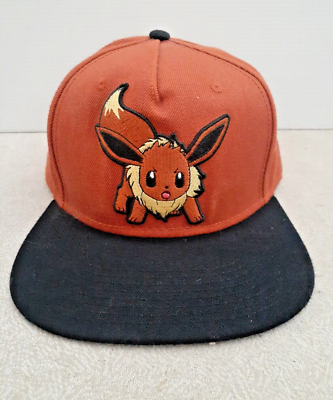 Nintendo Pok mon EEVEE Color Block SnapBack Hat Adjustable