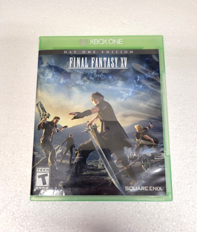Final Fantasy Xv: Day One Edition Xbox One 2016 Cib W/ Manual & Inserts Tested