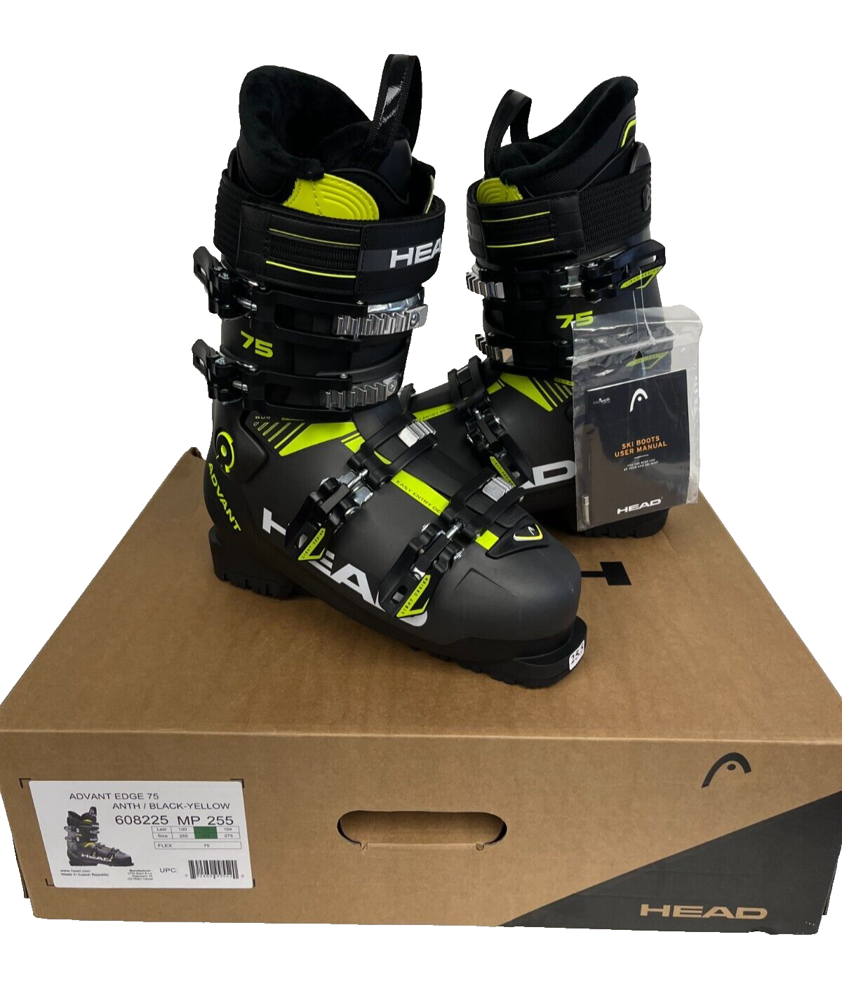 Head Advant Edge 75 Ski Boots NIB Size 25.5,26.5,27.5,28.5 Head Advant Edge 75 Ski Boots NIB Size 25.5,26.5,27.5,28.5