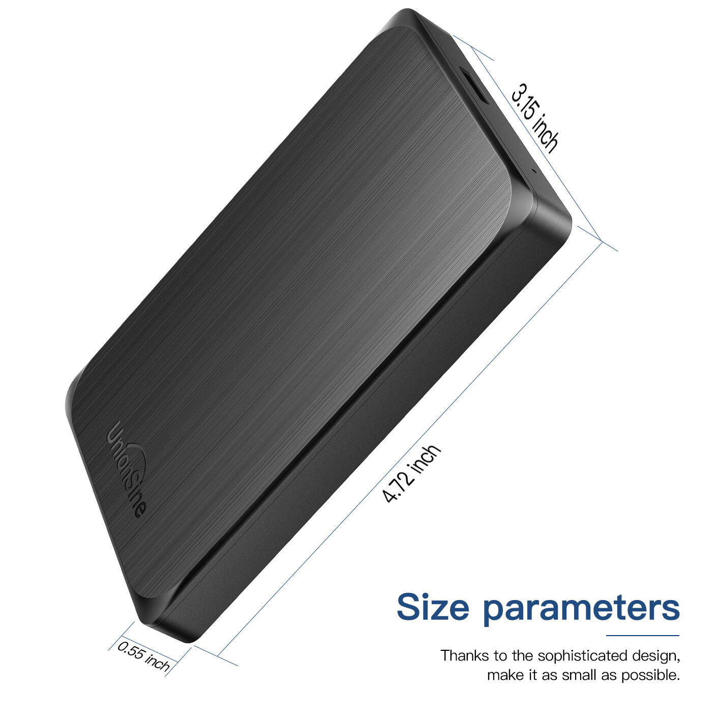 Portable External Hard Drive 2TB 1TB USB3.0 Memory Disk Storage Device PC Laptop