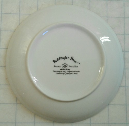 PADDINGTON BEAR 2003 PLATE