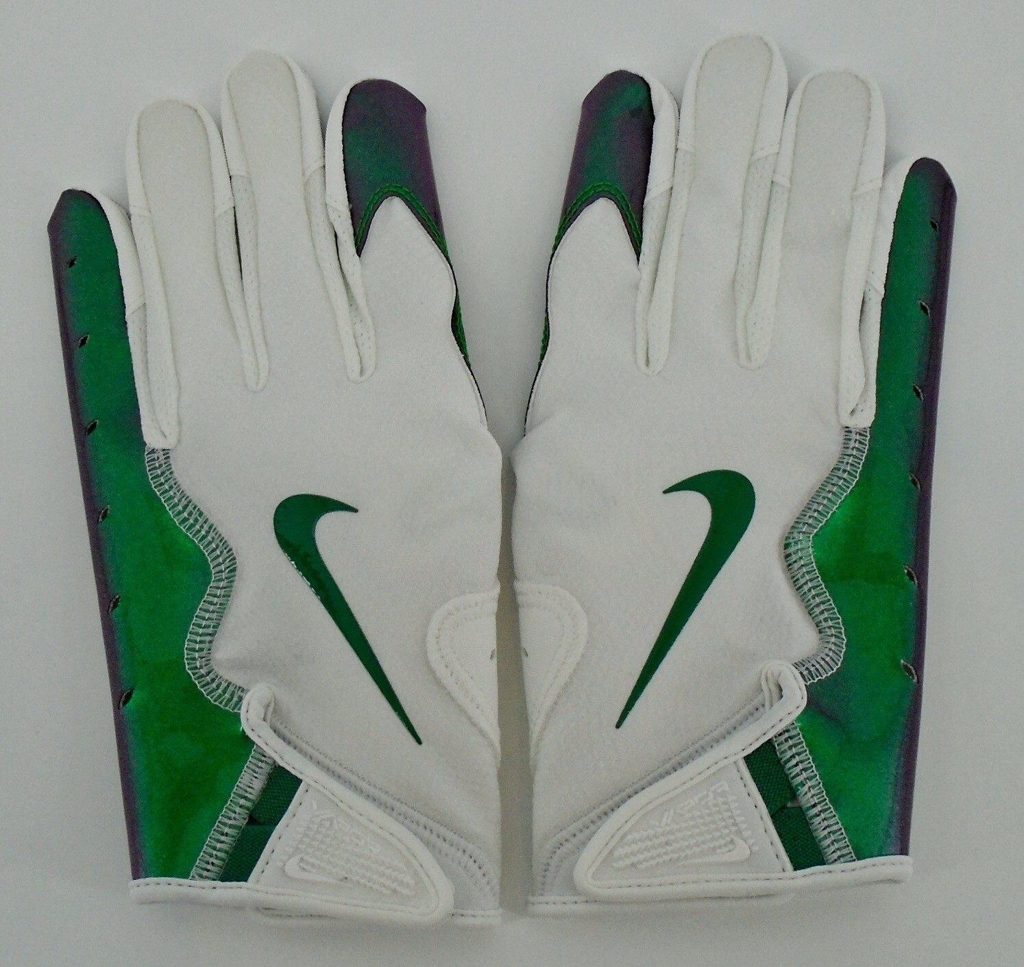 セール‼️NIKE VAPOR JET 8.0 ENERGY GREEN S Nike Vapor Jet 8.0 Football Gloves Men's Large Gloves White
