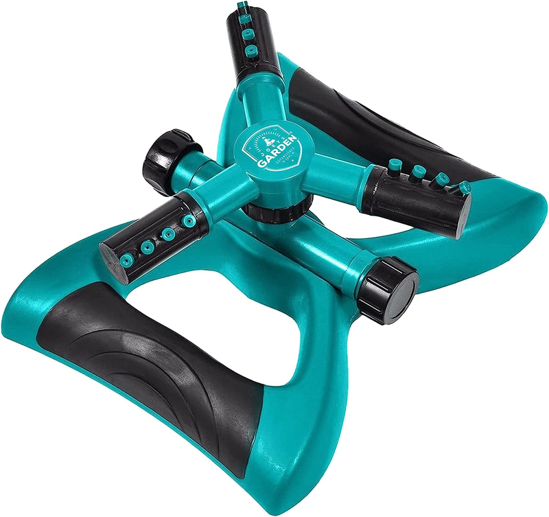 Joeys Sprinkler for Yard, Automatic Rotating Garden Sprinkle