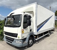 2014 DAF LF45.160 GRP BOX VAN TAIL-LIFT 7.5 TON HORSEBOX EEV ULEZ 148,000 MILES
