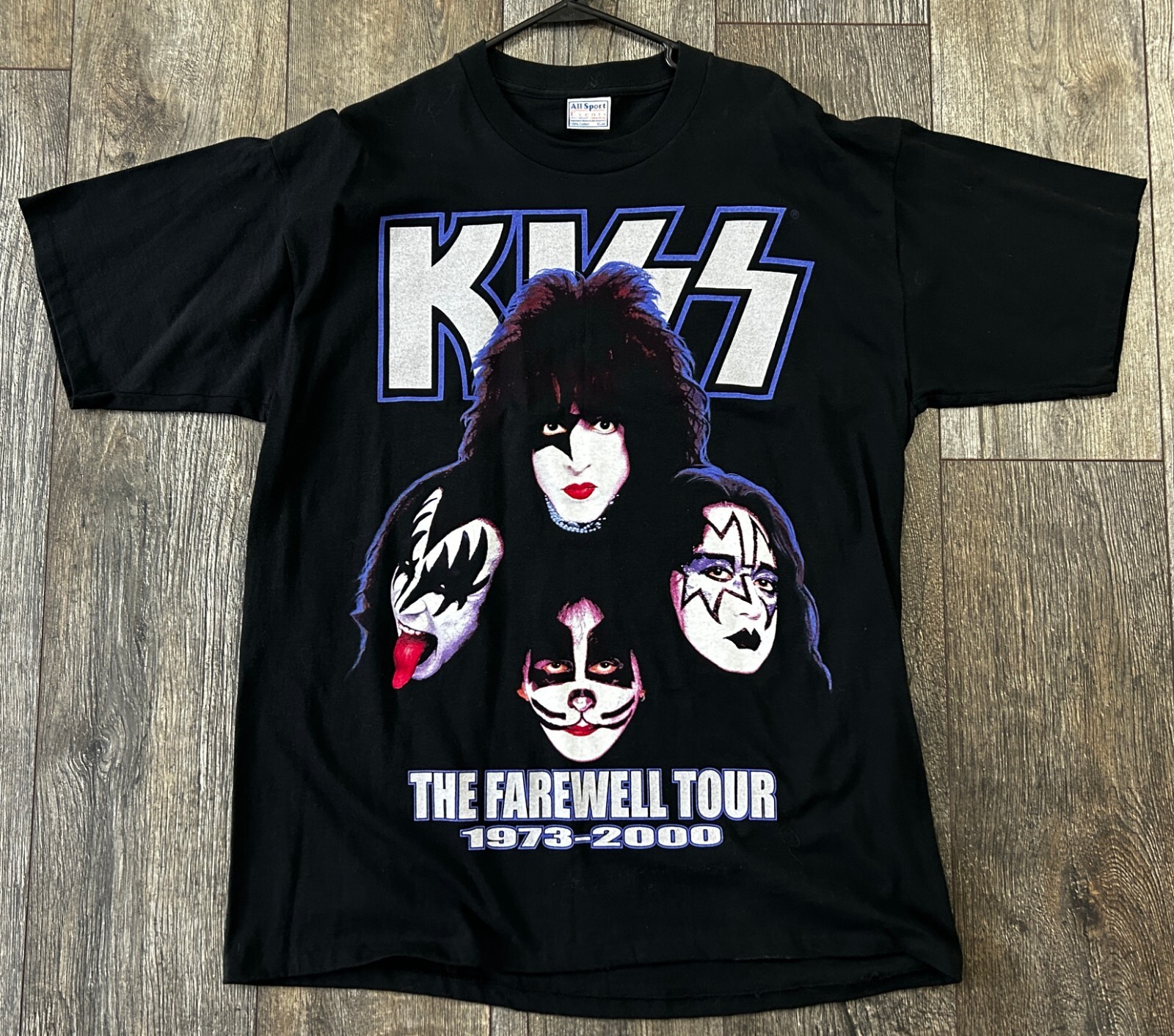 KISS THE FAREWELL TOUR 1973-2001 Tシャツ Kiss ®️The Farewell Tour 1973-2000 Original Vintage Rock T