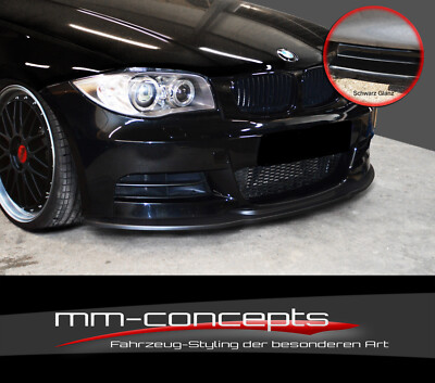 CUP Spoilerlippe für 1er BMW E82 E88 M-Paket M1 Frontspoiler Spoilerschwert