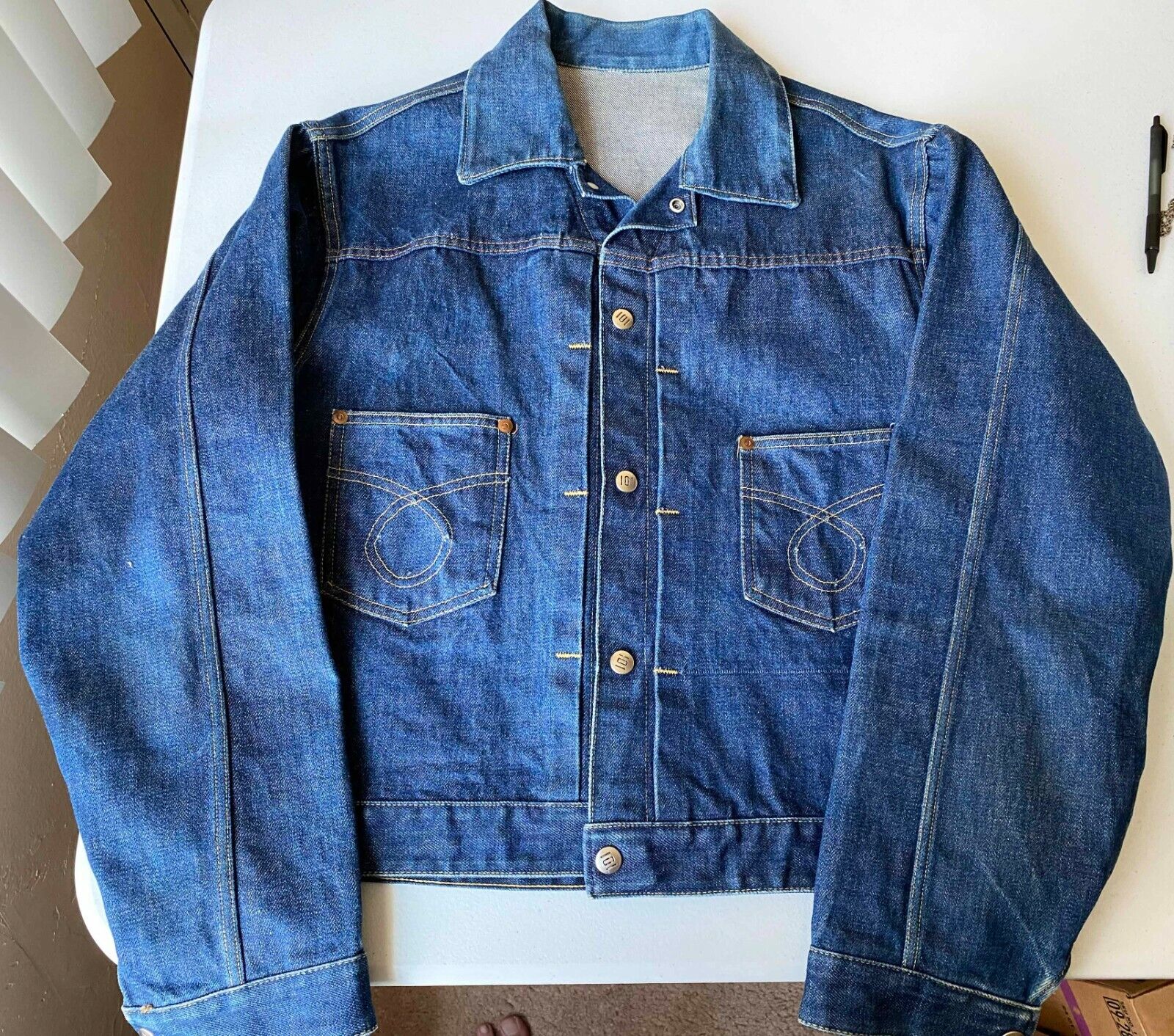 1940s - 1950s – 101 Montgomery Ward Powerhouse Denim Jacket 1940s - 1950s – 101 Montgomery Ward Powerhouse Denim Jacket