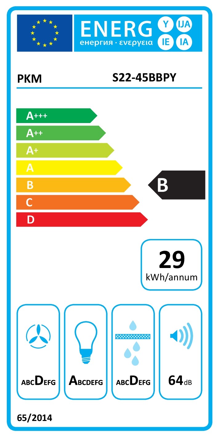 EEK:B Energieeffizienzlabel