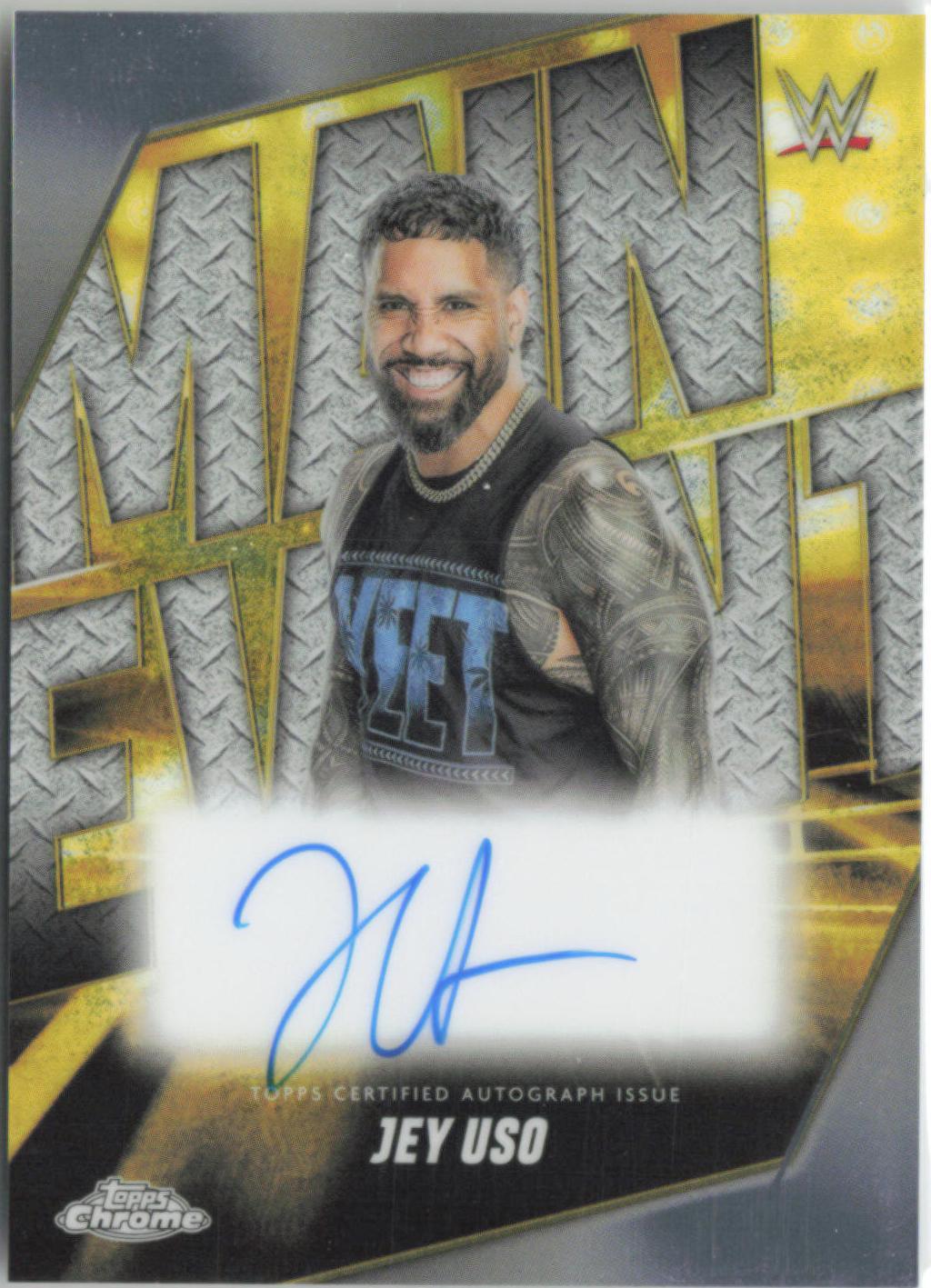 2025 Topps Chrome WWE - Jey Uso #MEA-JEY