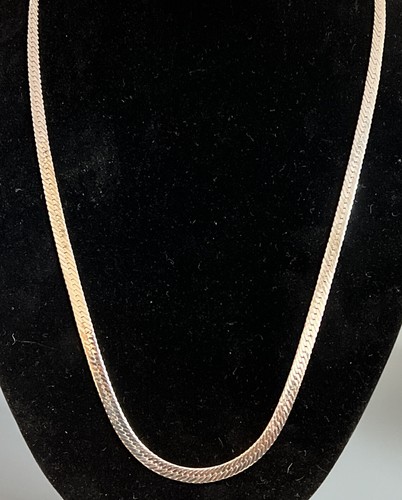 『Hollywood CHAIN BROWN×SILVER』 Long Vintage CELEBRITY Double Strand Silver Tone Chain