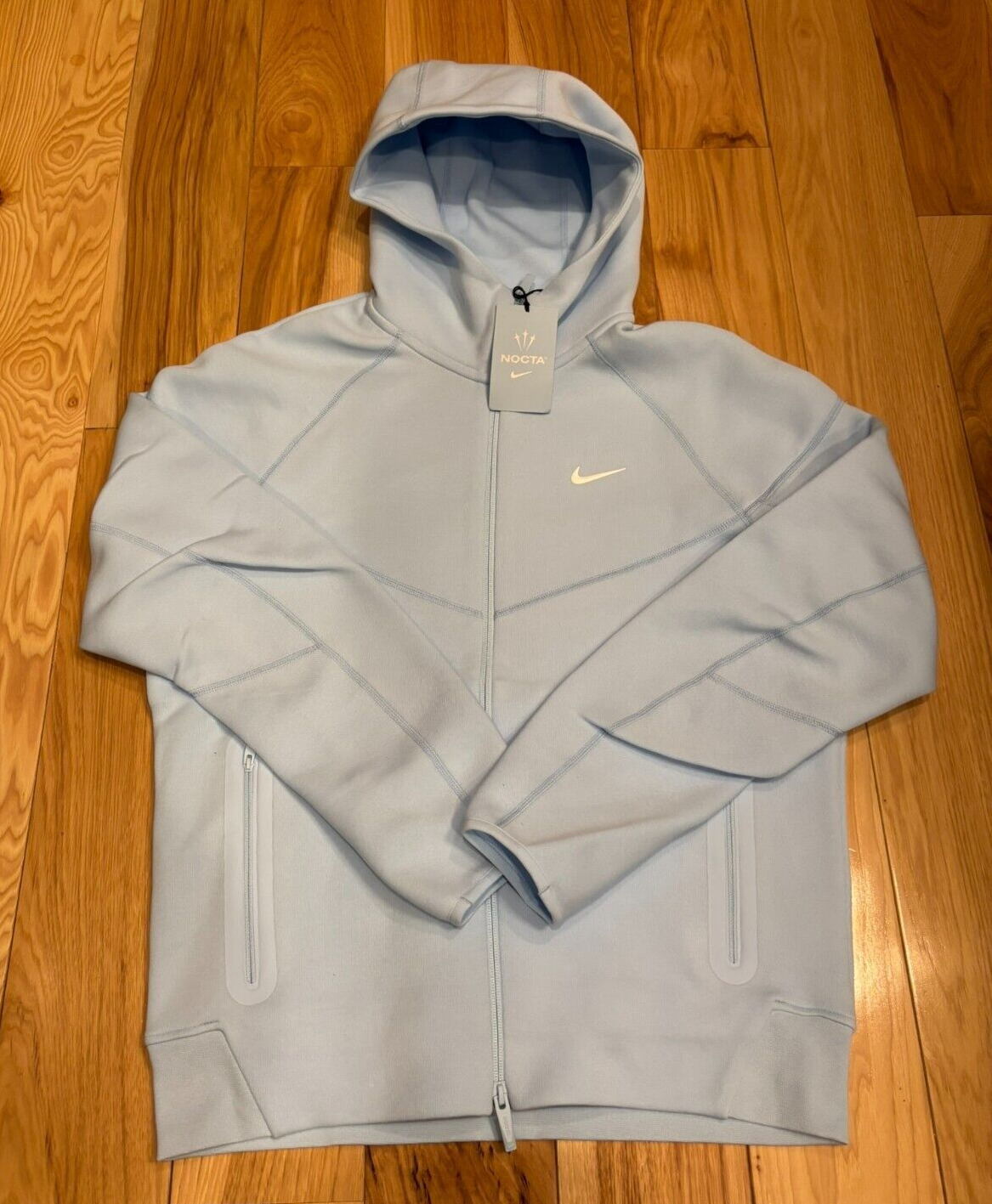 nochi Nike NOCTA Tech Fleece Full-Zip Hoodie Cobalt Tint FD8453