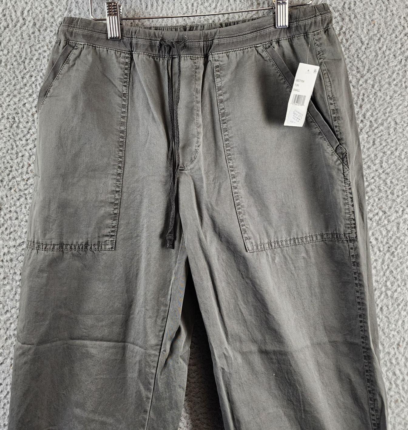 Velvet by Graham & Spencer Misty Drawstring Pants Women's S Tundra Grey Pull-On~ - Picture 4 of 13