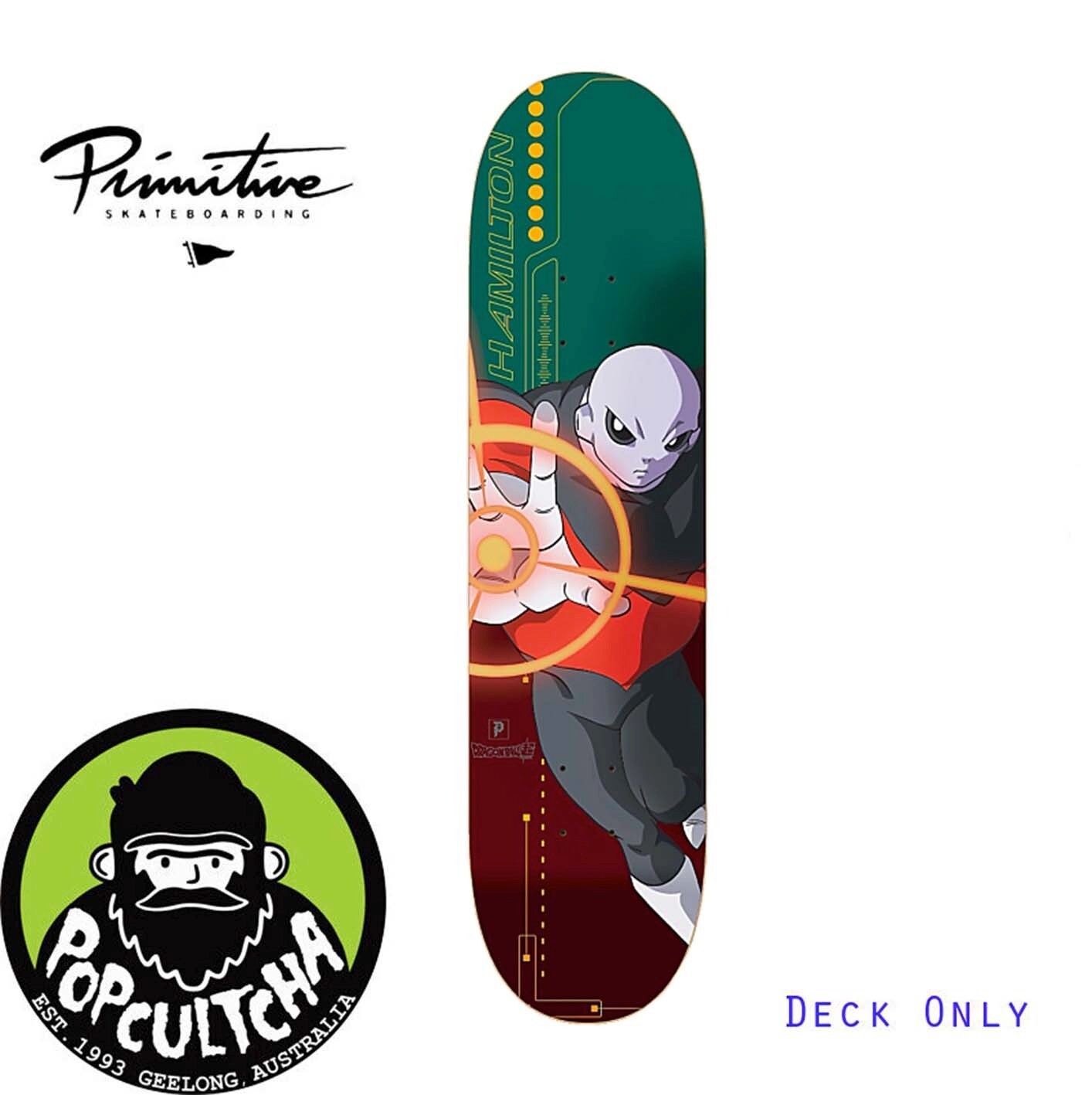 Dragon Ball Super x Primitive Jiren Hamilton 8.5” Skateboard Dragon Ball Super x Primitive Jiren Hamilton 8.5” Skateboard