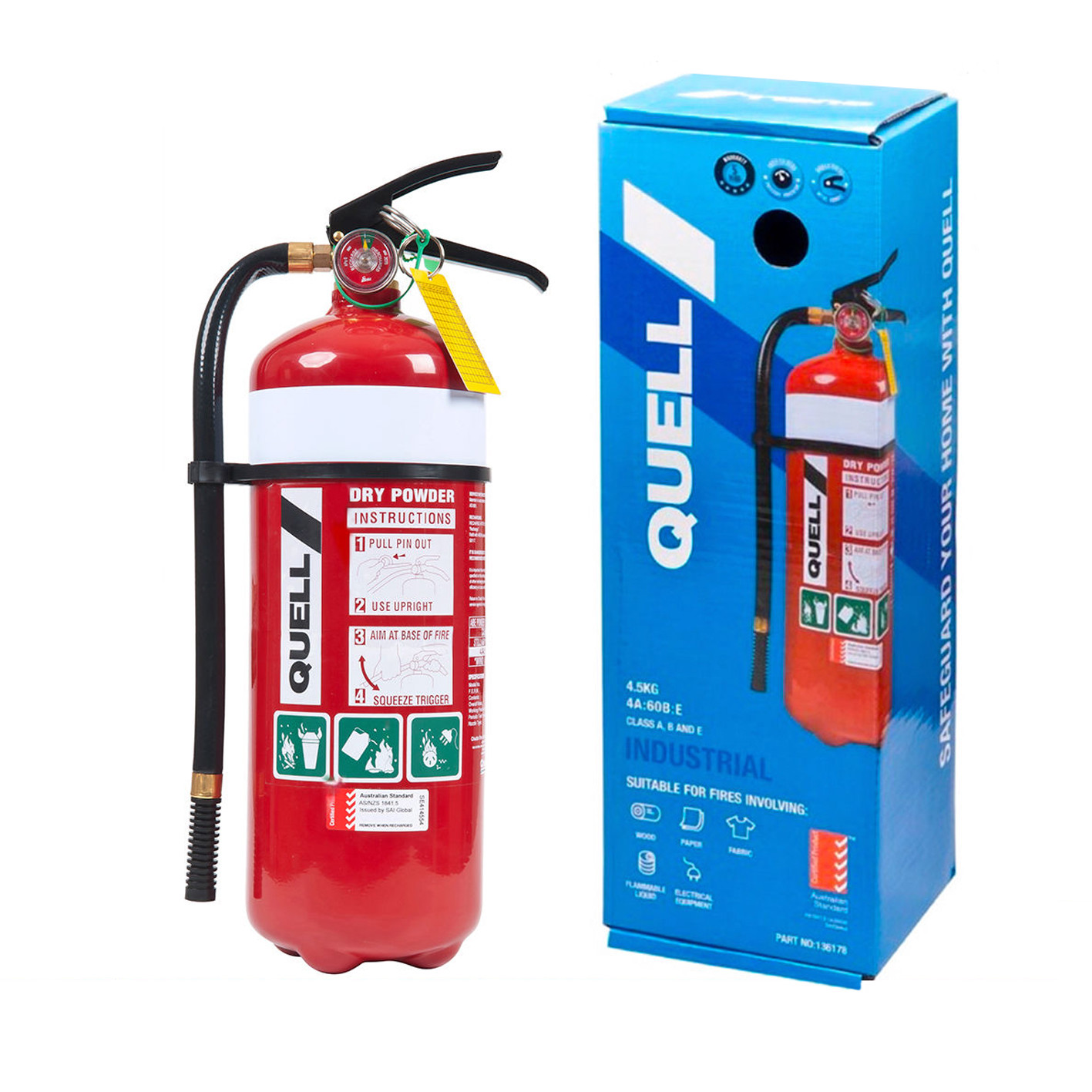 Fire Extinguisher 4.5kg ABE Quell® Chubb PRO GRADE 4.5 kg Industrial