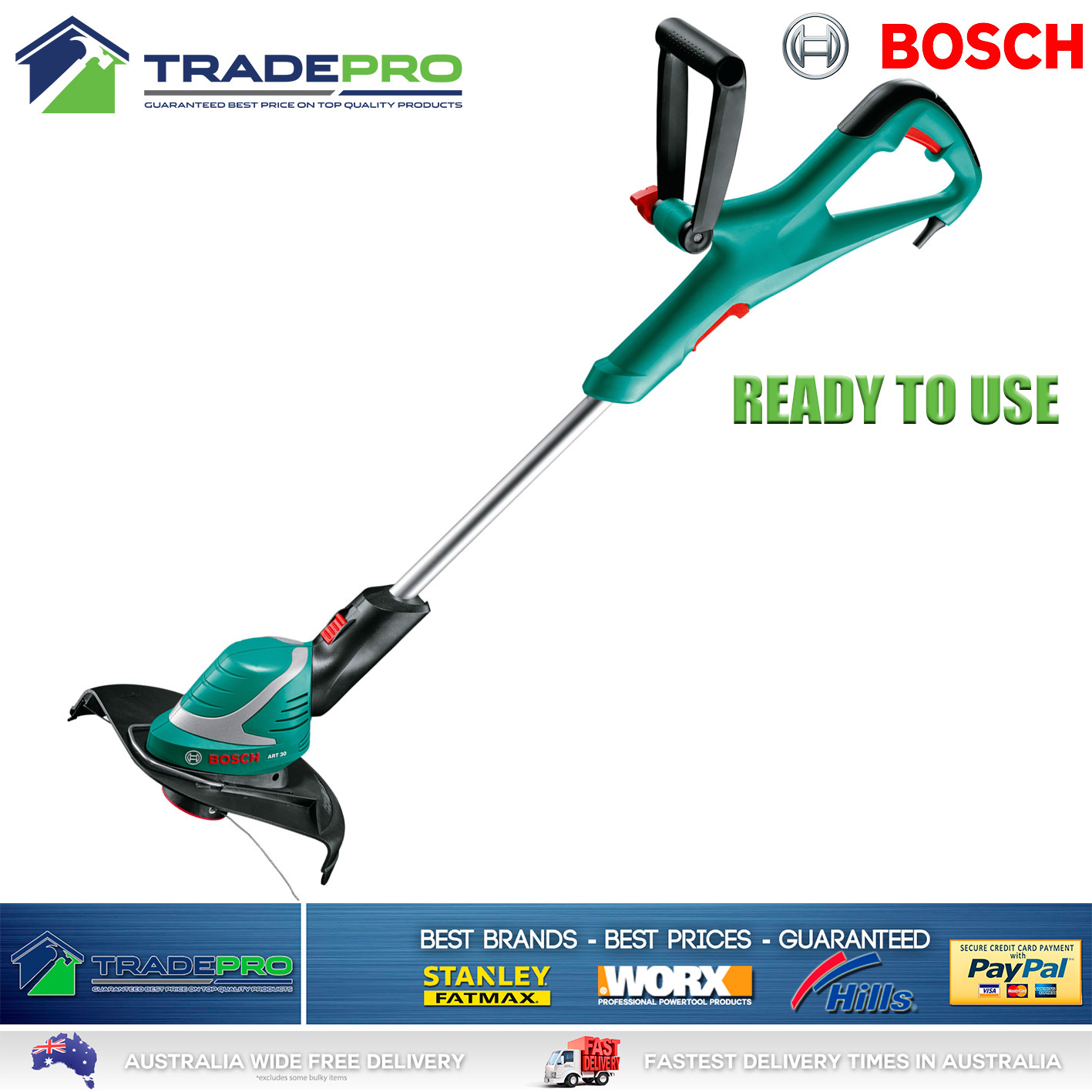 Bosch Line Trimmer Edger Grass Whipper Snipper Electric 550Watt