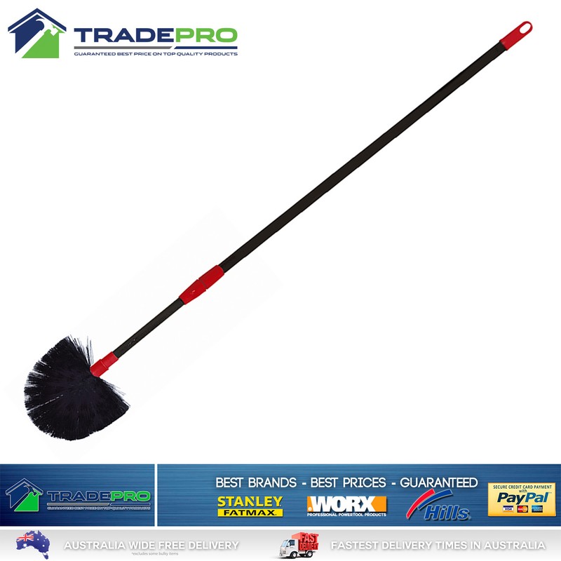 Cobweb Broom 1.6m with Extendable Telescopic Handle Interior Exterior