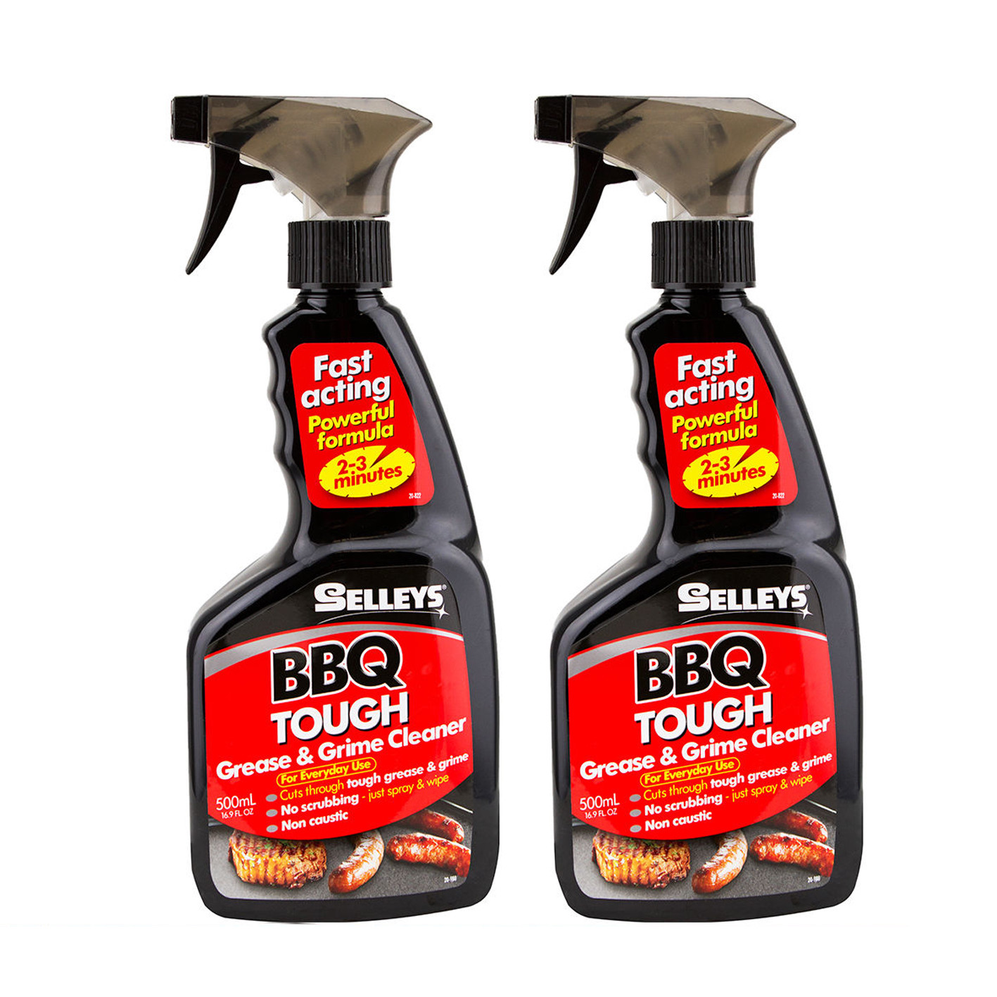 2x BBQ Cleaner Selleys Heavy Duty Tough Grease Grime Grill Safe Oven
