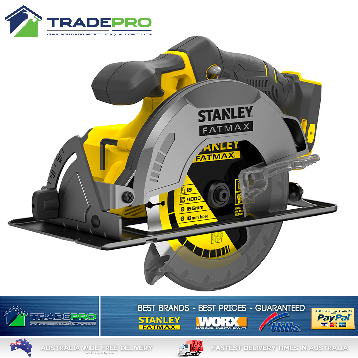 Stanley® Fatmax 18V Combo Kit Cordless Angle Grinder & Circular Saw