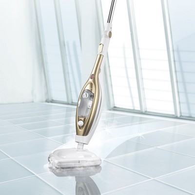 CLEANmaxx Dampfbesen Dampfreiniger Steam Hygiene Fliesen Küche Bad Reinigung