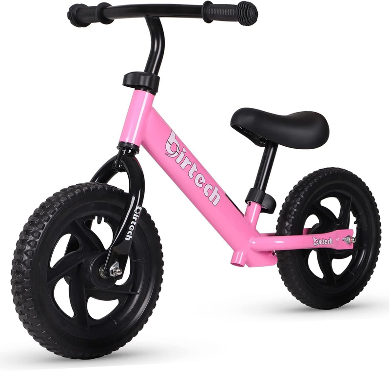 12 Inch Toddler Balance Bike for Kids 2-6 Years Old, Adjustable Seat Height, Ind