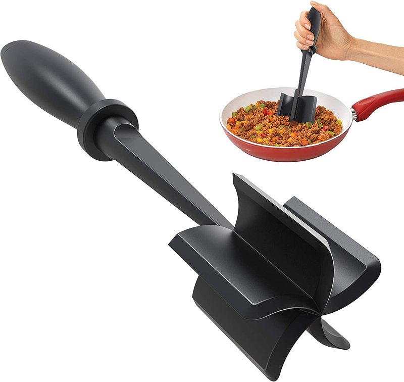  Meat Chopper Masher Hamburger Heat Ground Resistant Beef Mix Chop Chef Pampered