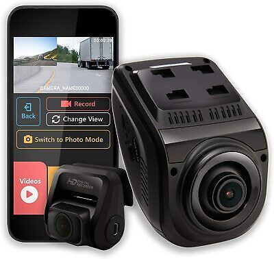 Rexing V1P 3rd Generation Dual 1080p Full HD Front and Rear Mobile App