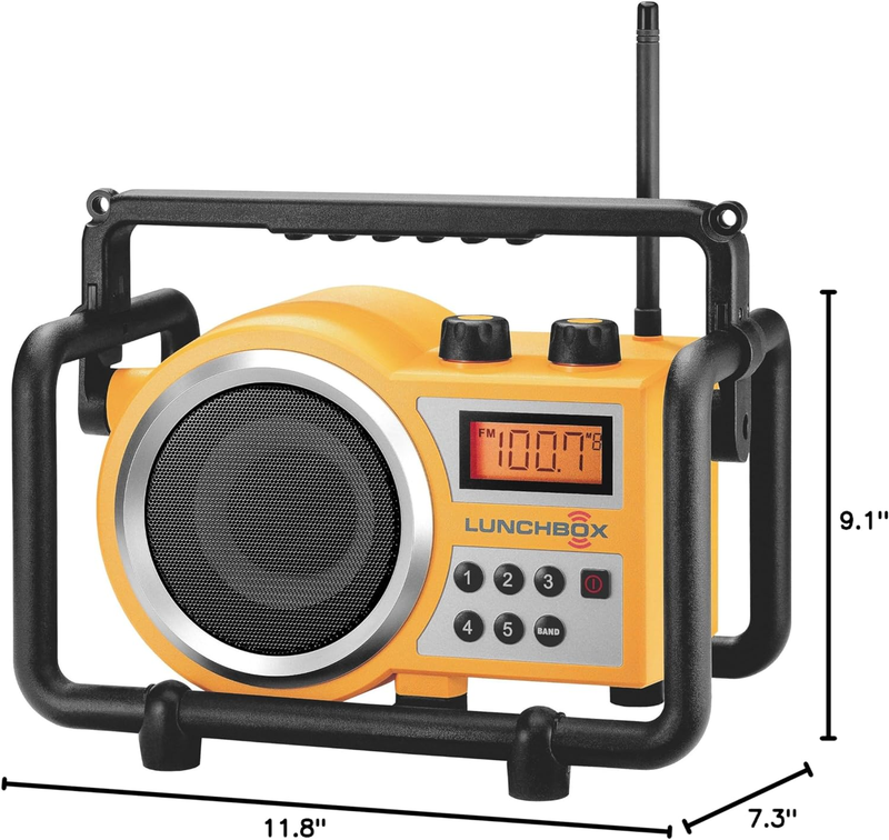 LB-100 Ultra Rugged Compact AM / FM Radio Yellow