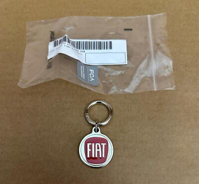 Authentic Official Fiat Stamp Logo Carabiner Charm Keychain