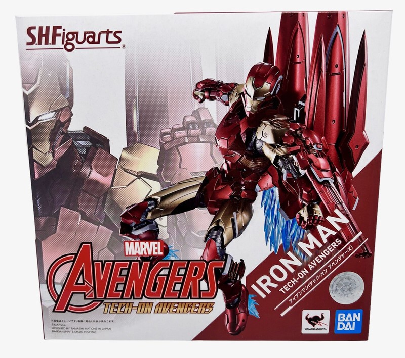 S.H. Figuarts Iron Man Tech On Action Figure Avengers BanDai