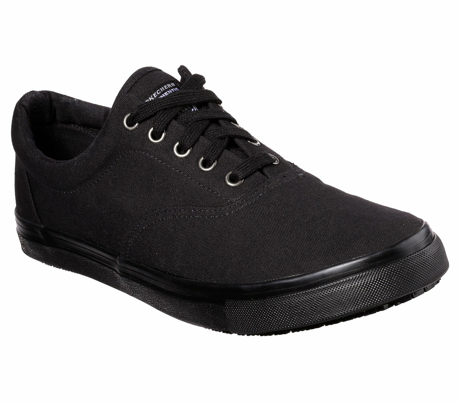 

Skechers SUDLER-MABSCOTT Mens Black 77167/BLK Противоскользящая обувь на шнуровке, Черный