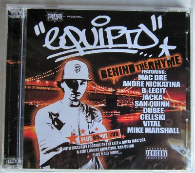 EQUIPTO BEHIND THE RHYME CD/DVD 2006 SEALED