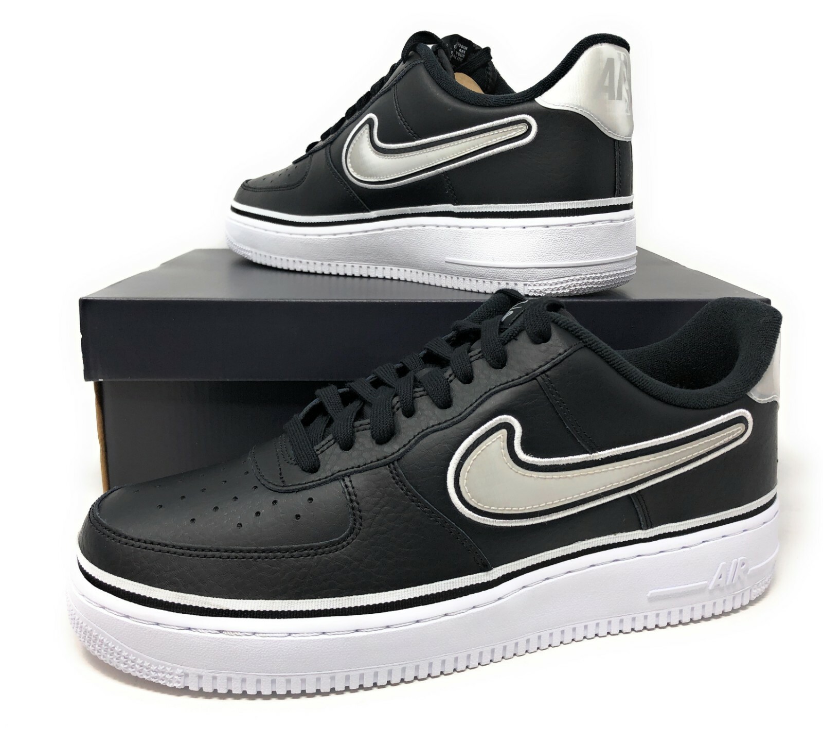 nike air force 1 sportswear black