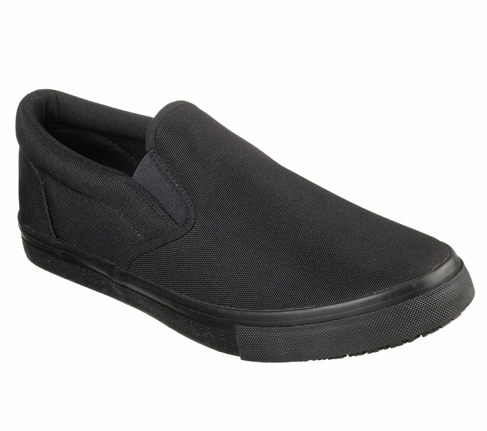 

Skechers SUDLER-DEDHAM Mens Black 77500/BLK Нескользящие туфли без шнуровки, Черный