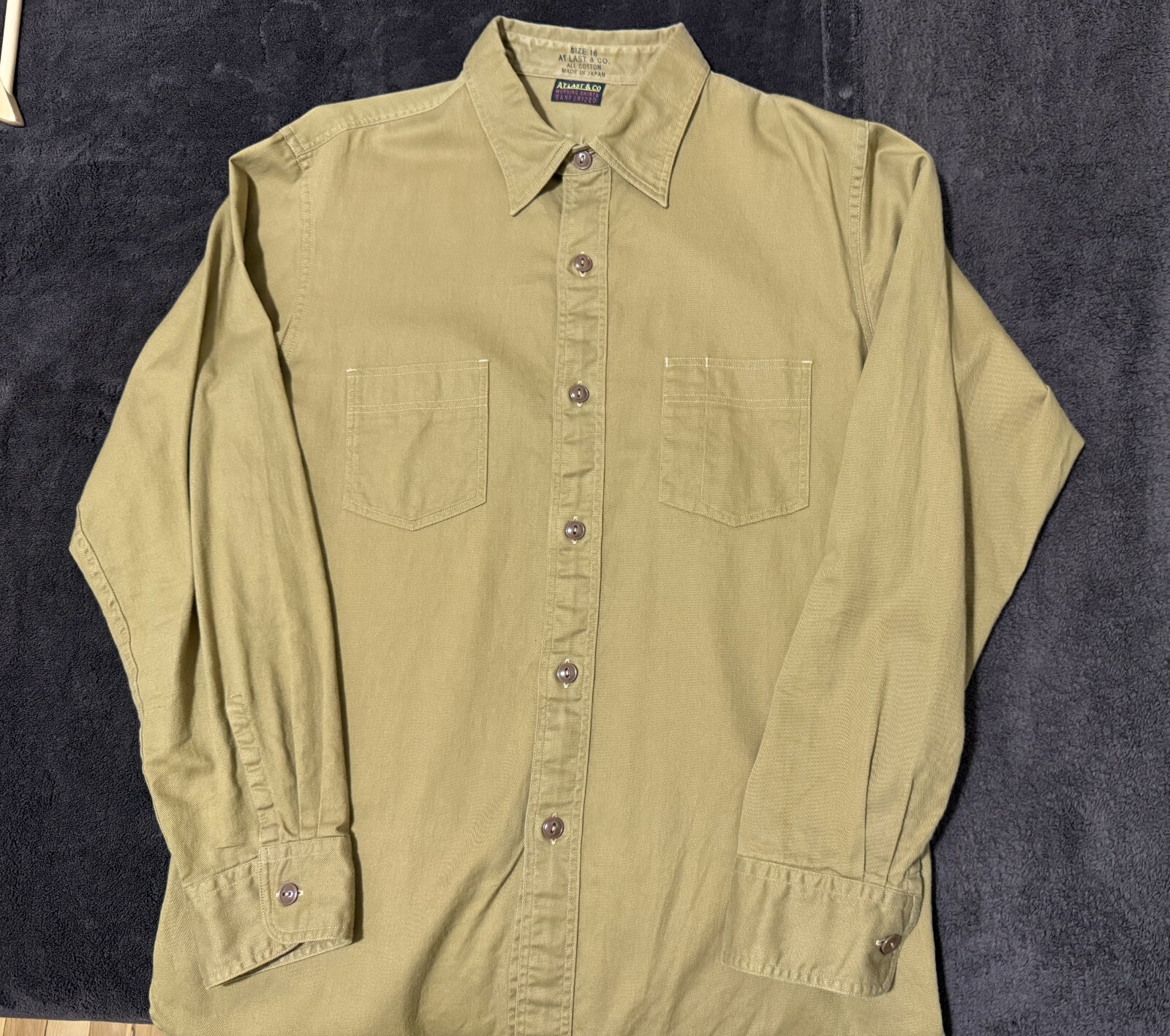 トップス At last & co Butcher Products Timeworn Clothing At Last Co Butcher Products Work Shirt L/S