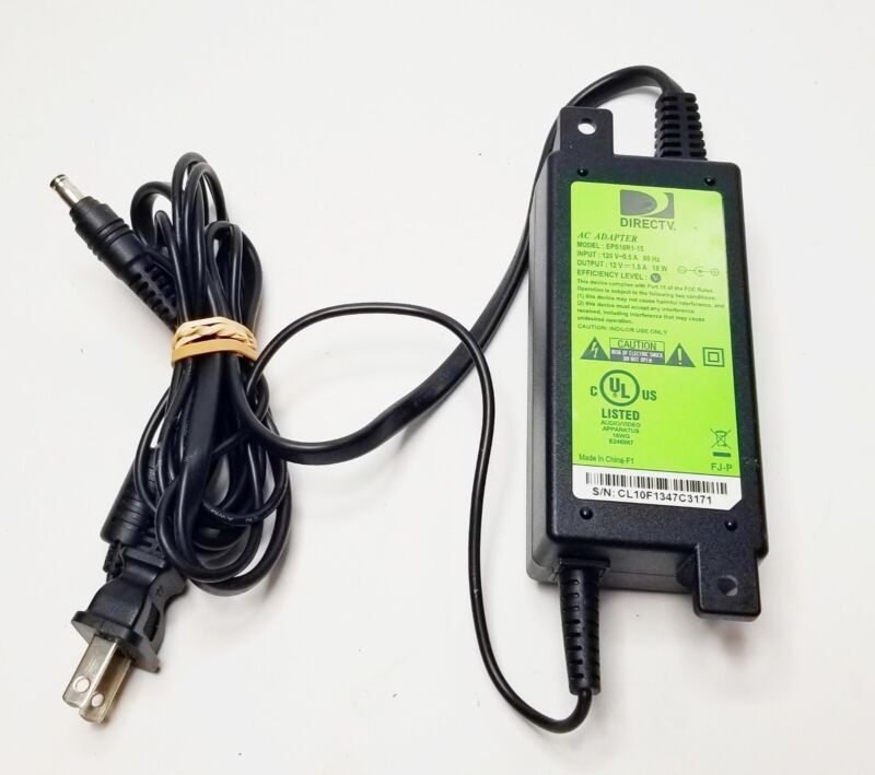 Directv Ac Adapter Wall Mountable Model Eps10r1-15 For H25 C31 C41 Deca