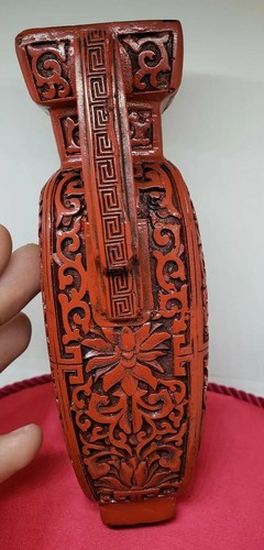 CHINESE LACQUER CINNABAR TEAPOT - EARLY 20TH CENTURY