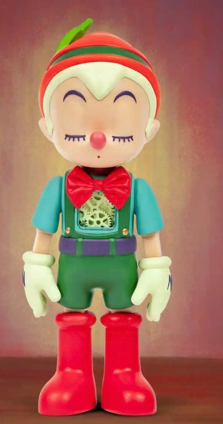 ZCWO Asleep Pinocchio eXquisite Firefly Version Red PVC Toys