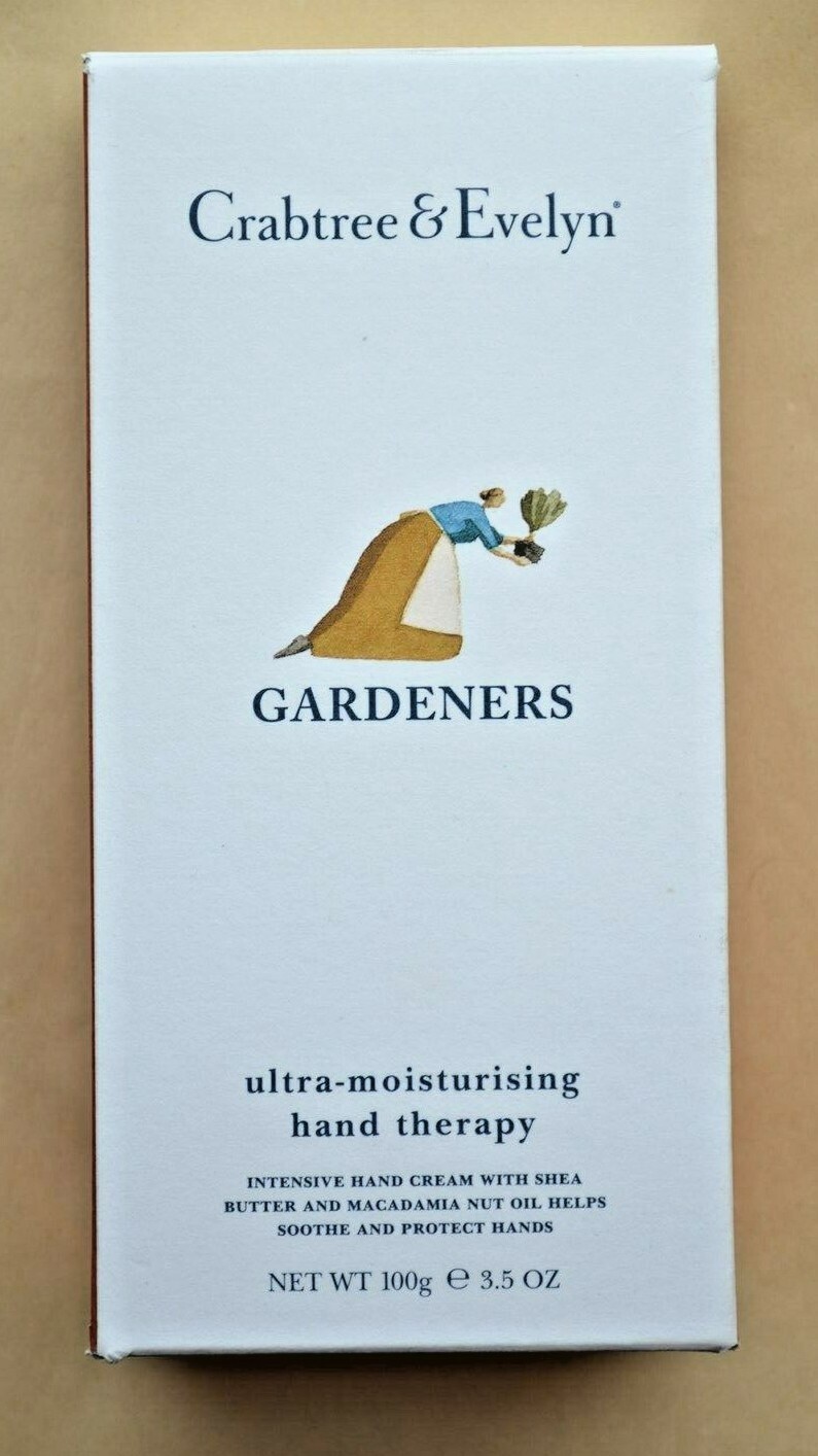 Crabtree & Evelyn Gardeners Hand Therapy Cream Lotion 3.5 oz. NIB 100g Full Size