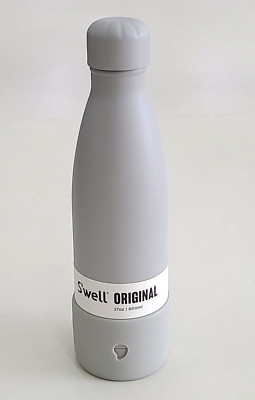 S'well Original Monochrome Matte Bottle With Bumper Fog 17 oz